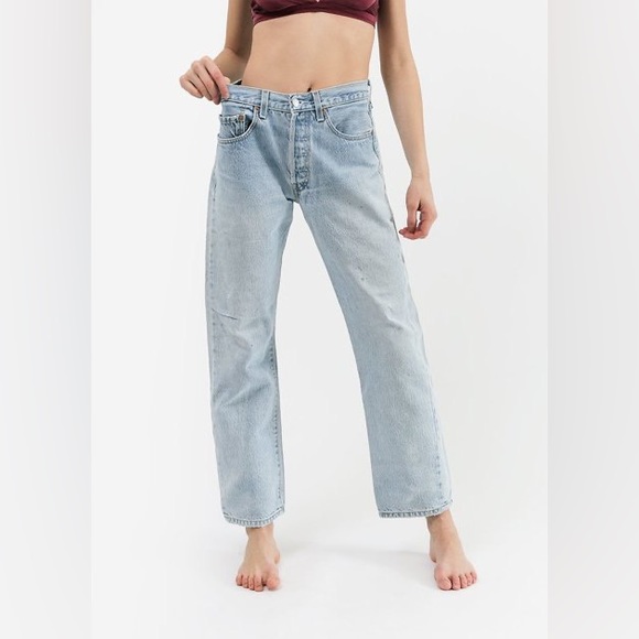 VINTAGE Distressed Levi’s 501 Jeans Made in USA - Picture 2 of 12